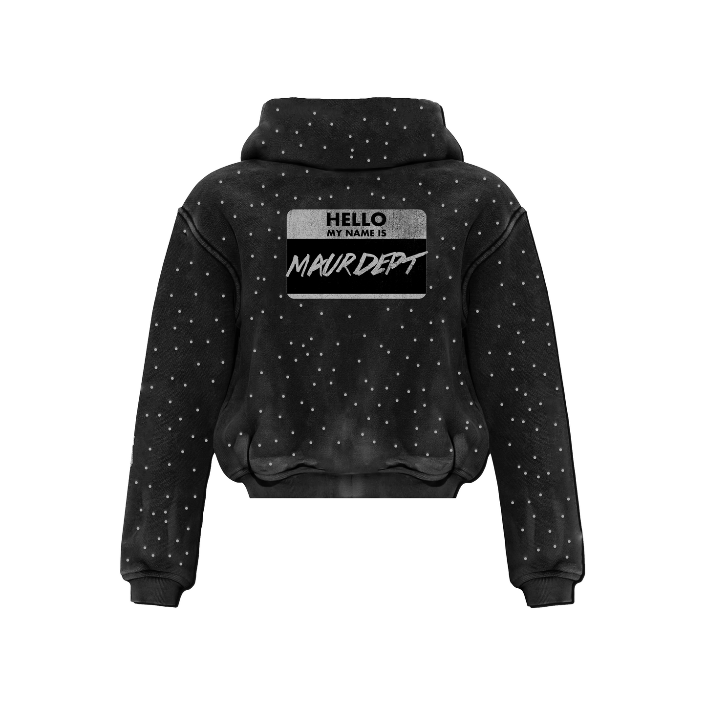 BLACK HELLO SWEATSUIT