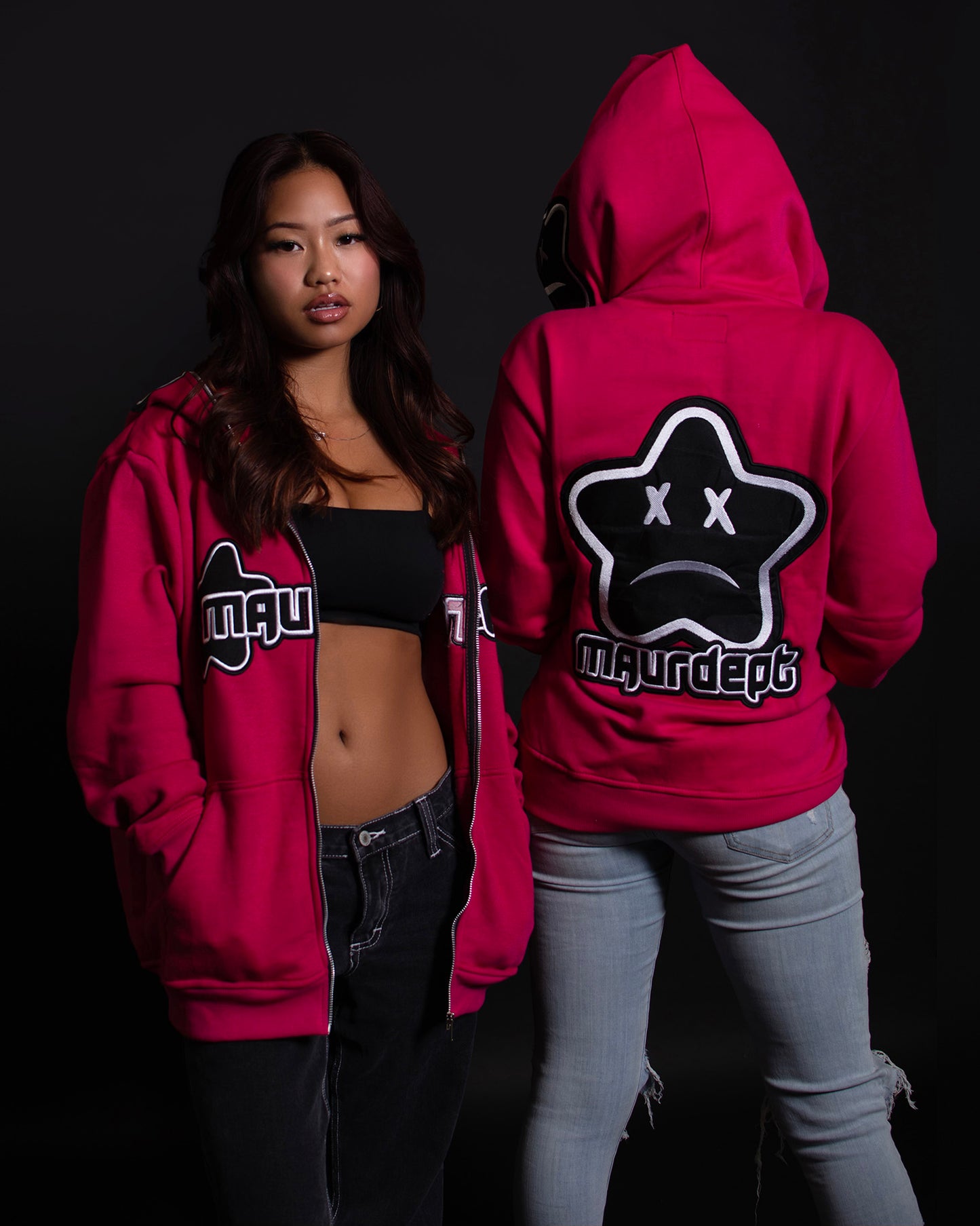 Star Full Zip - Pink