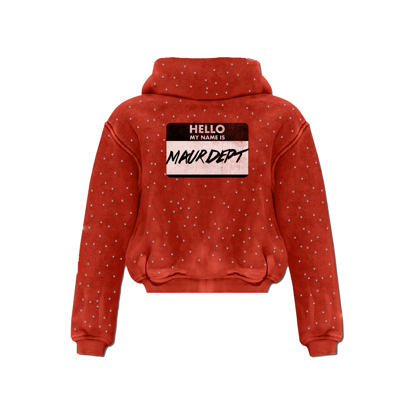 RED HELLO SWEATSUIT