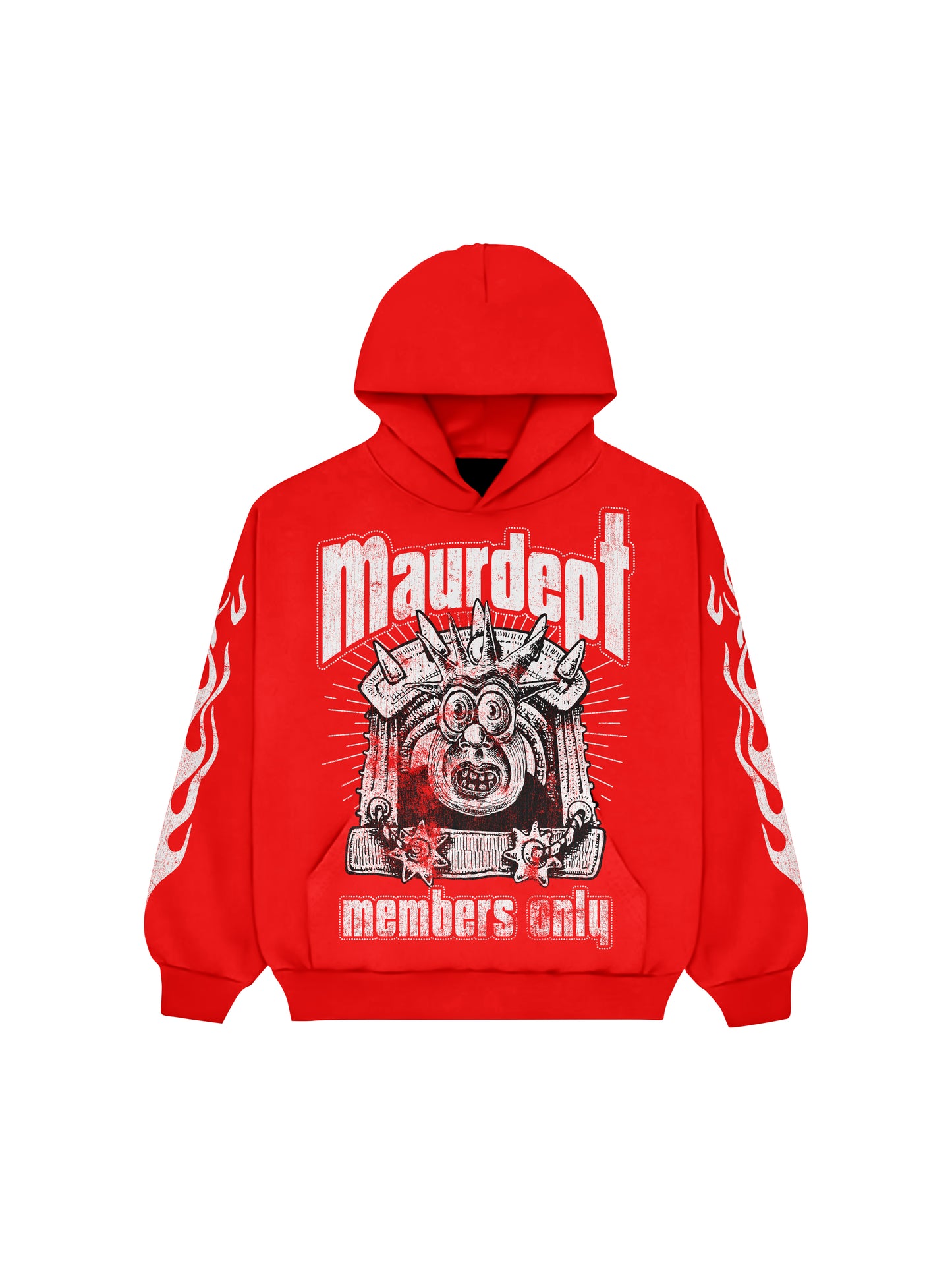 Maurdept Members Hoodie (Red)