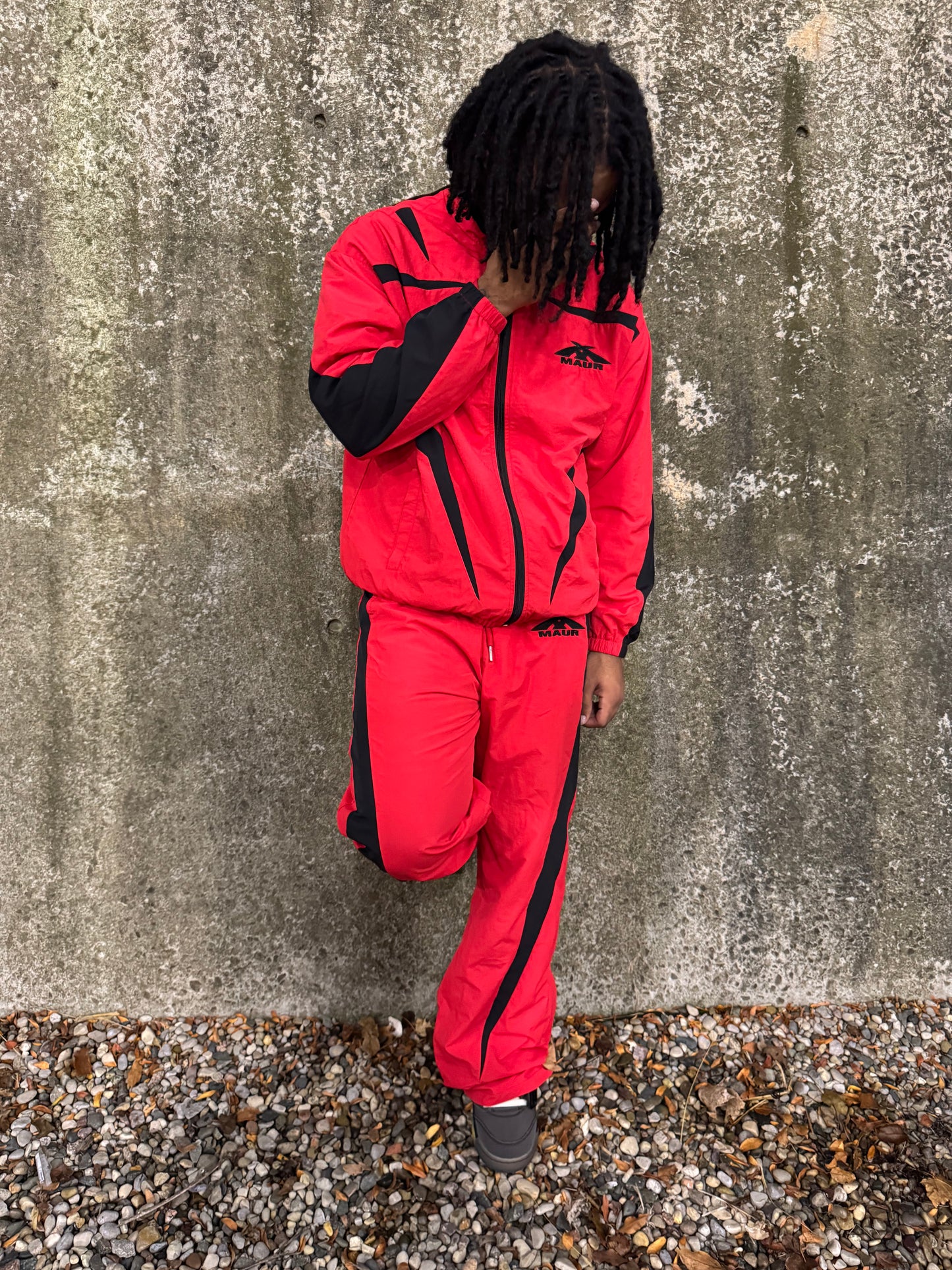 RED WINDBREAKER