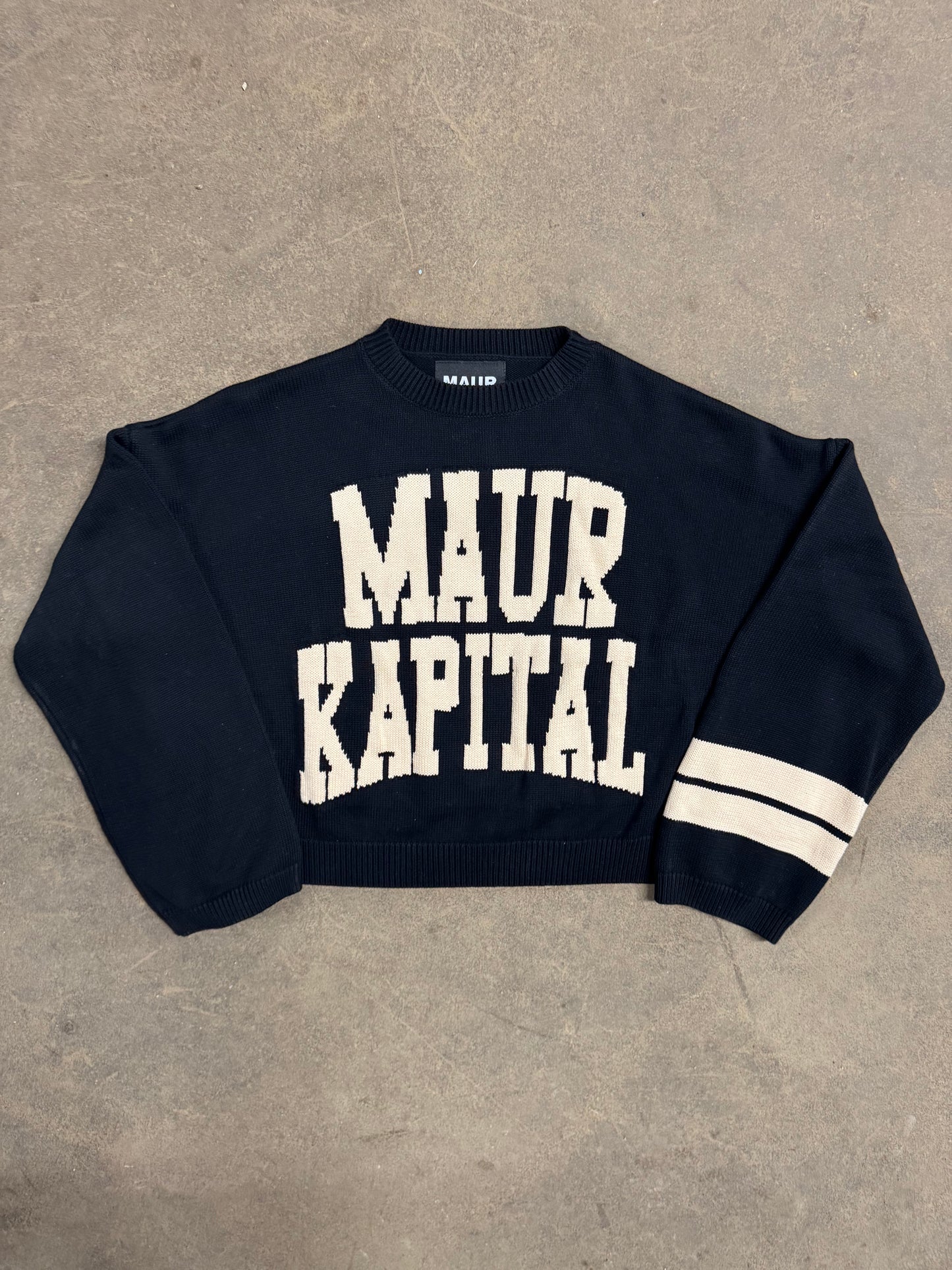 Black "Kapital" Sweater