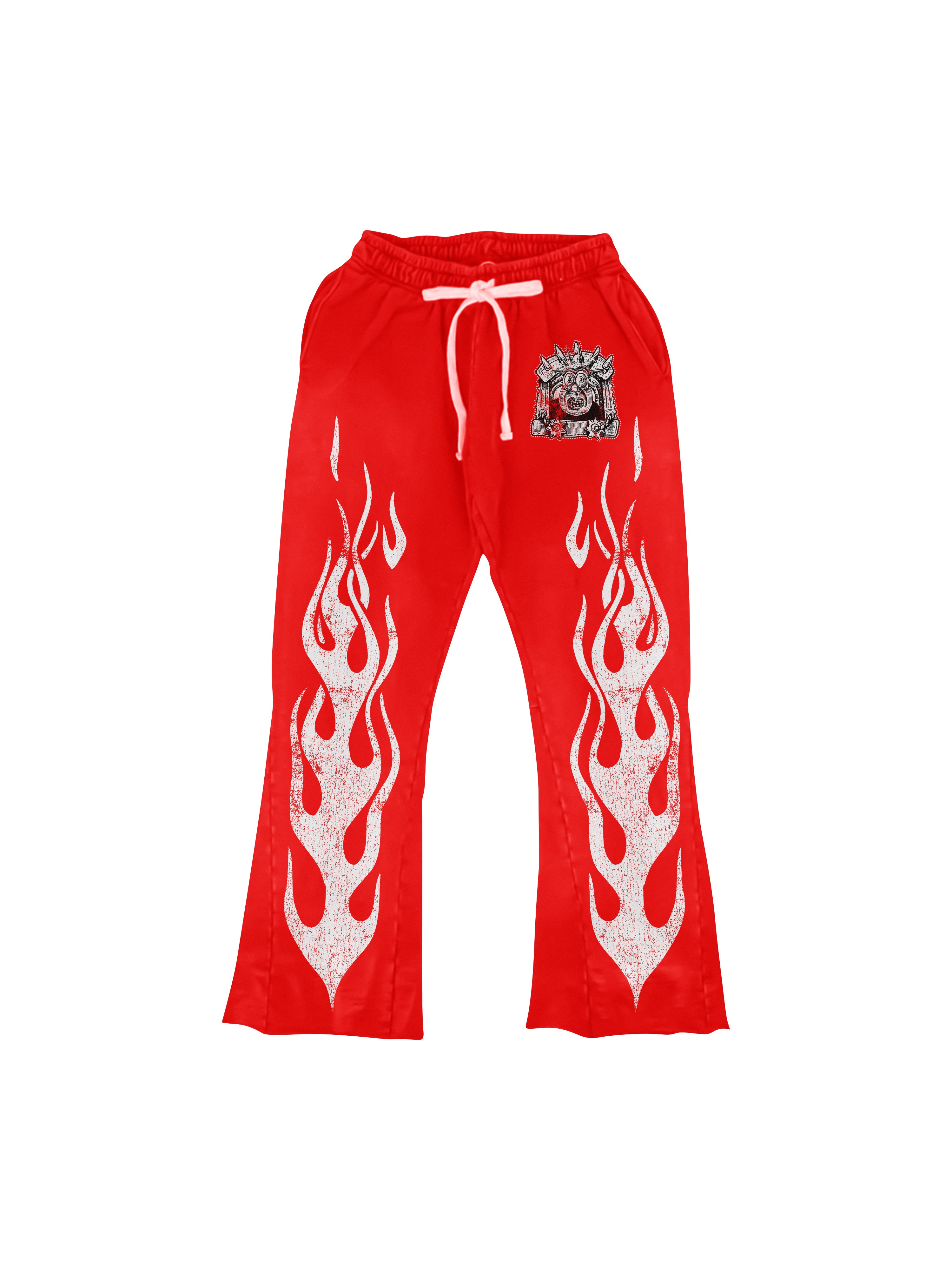 Maurdept Members Flare Pants (Red) – MaurDepartment