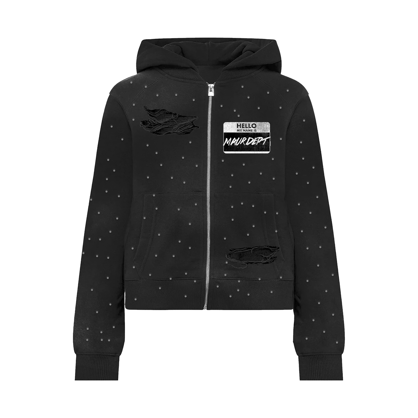 BLACK HELLO SWEATSUIT
