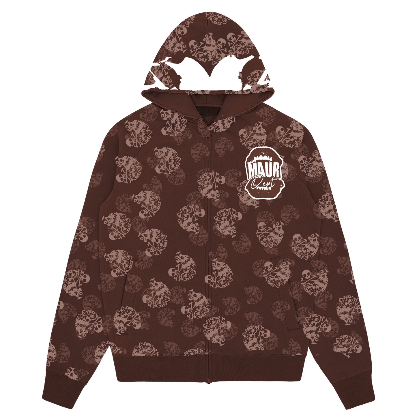 MAURDEPT FULL-ZIP (BROWN)