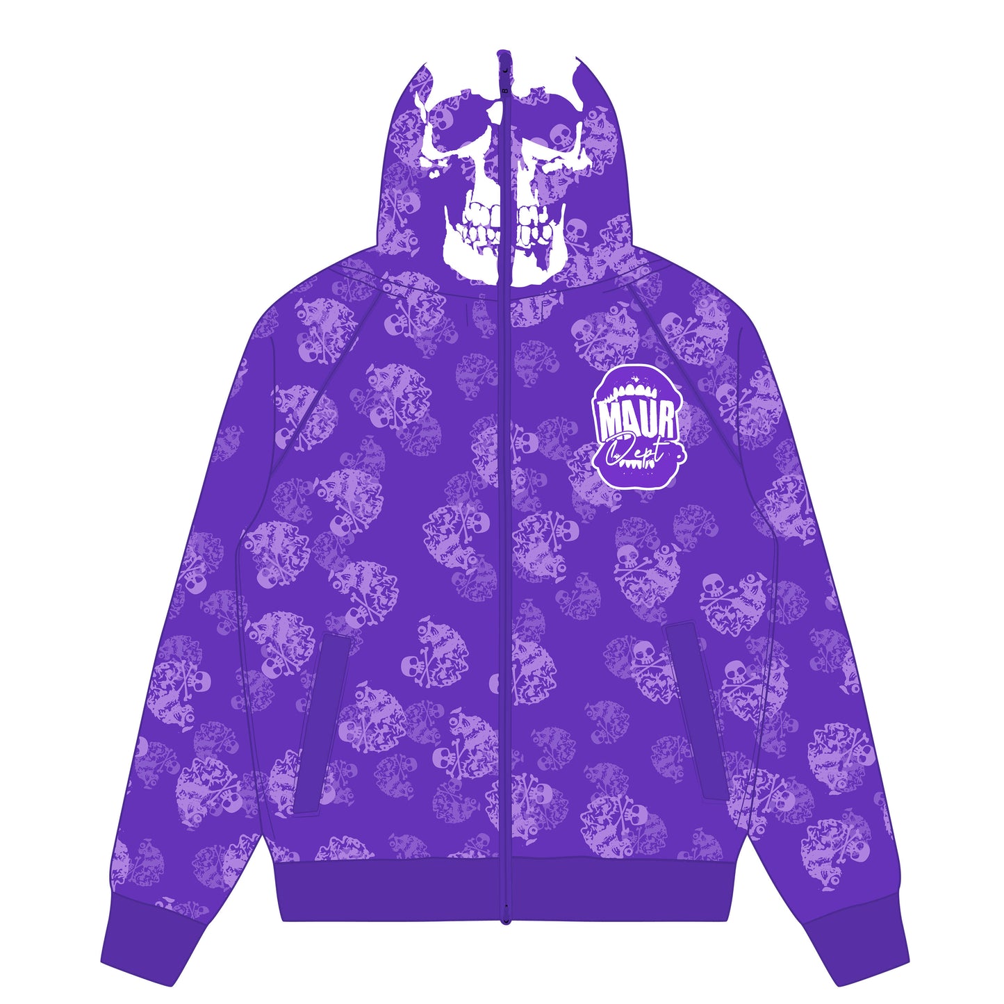 MAURDEPT FULL-ZIP (PURPLE)