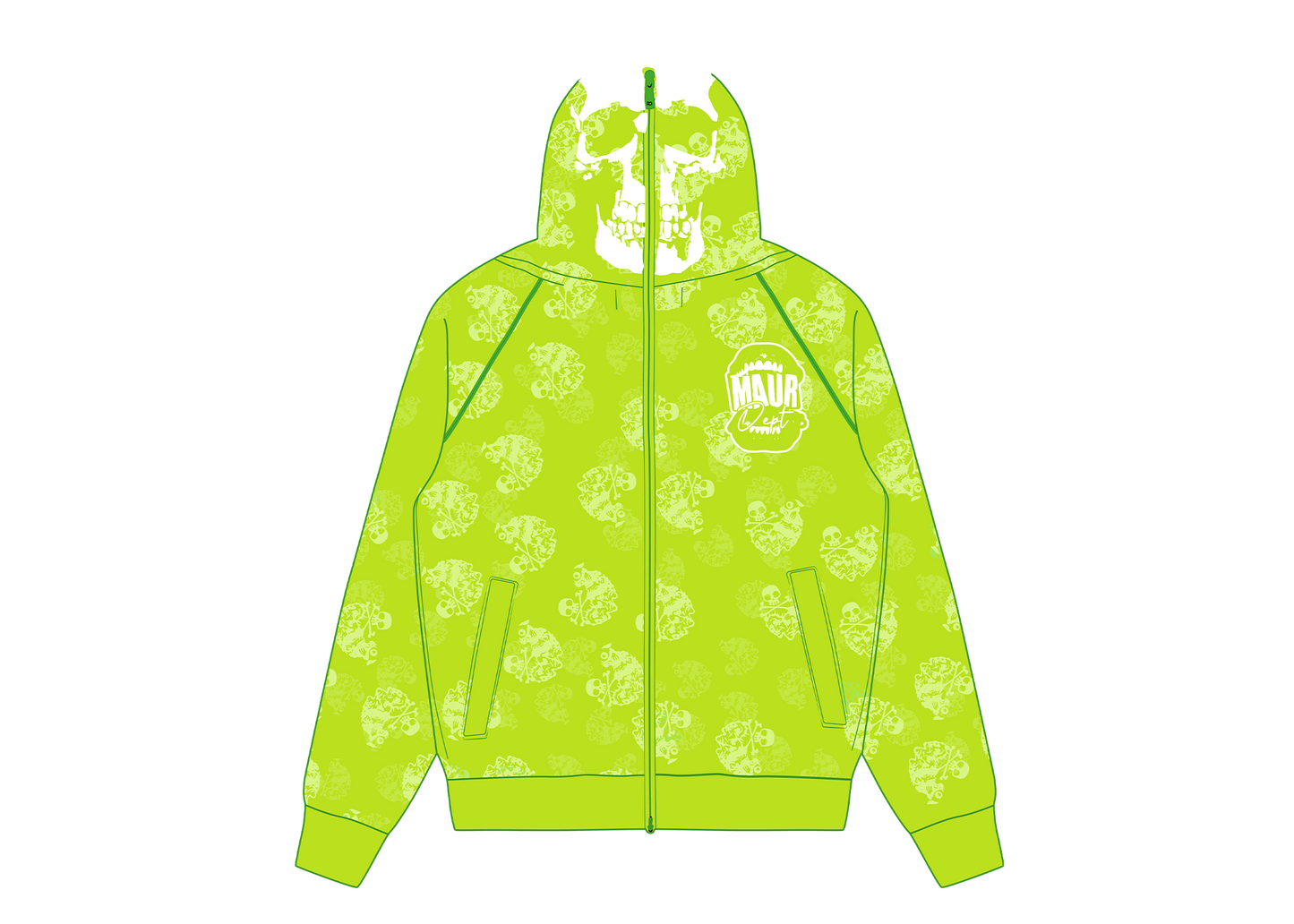 MAURDEPT FULL-ZIP (GREEN)