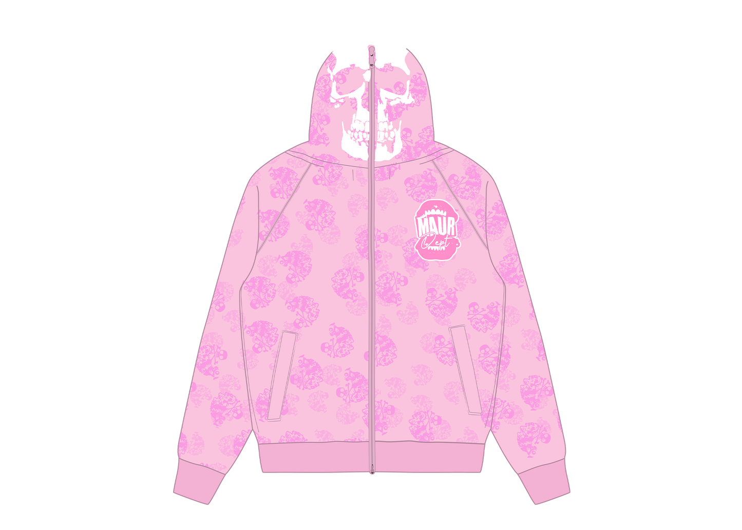 MAURDEPT FULL-ZIP (PINK)